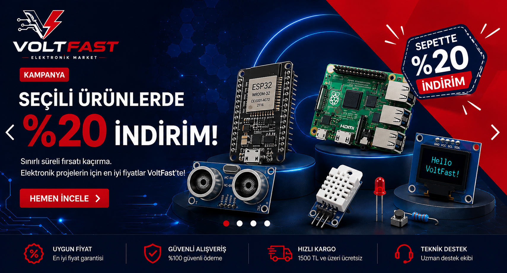 Seçili ürünlerde yüzde 20 indirim